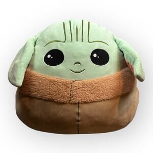 Jumbo Squishmallow Star Wars XL 20" Baby Yoda Grogu Mandalorian PLUSH